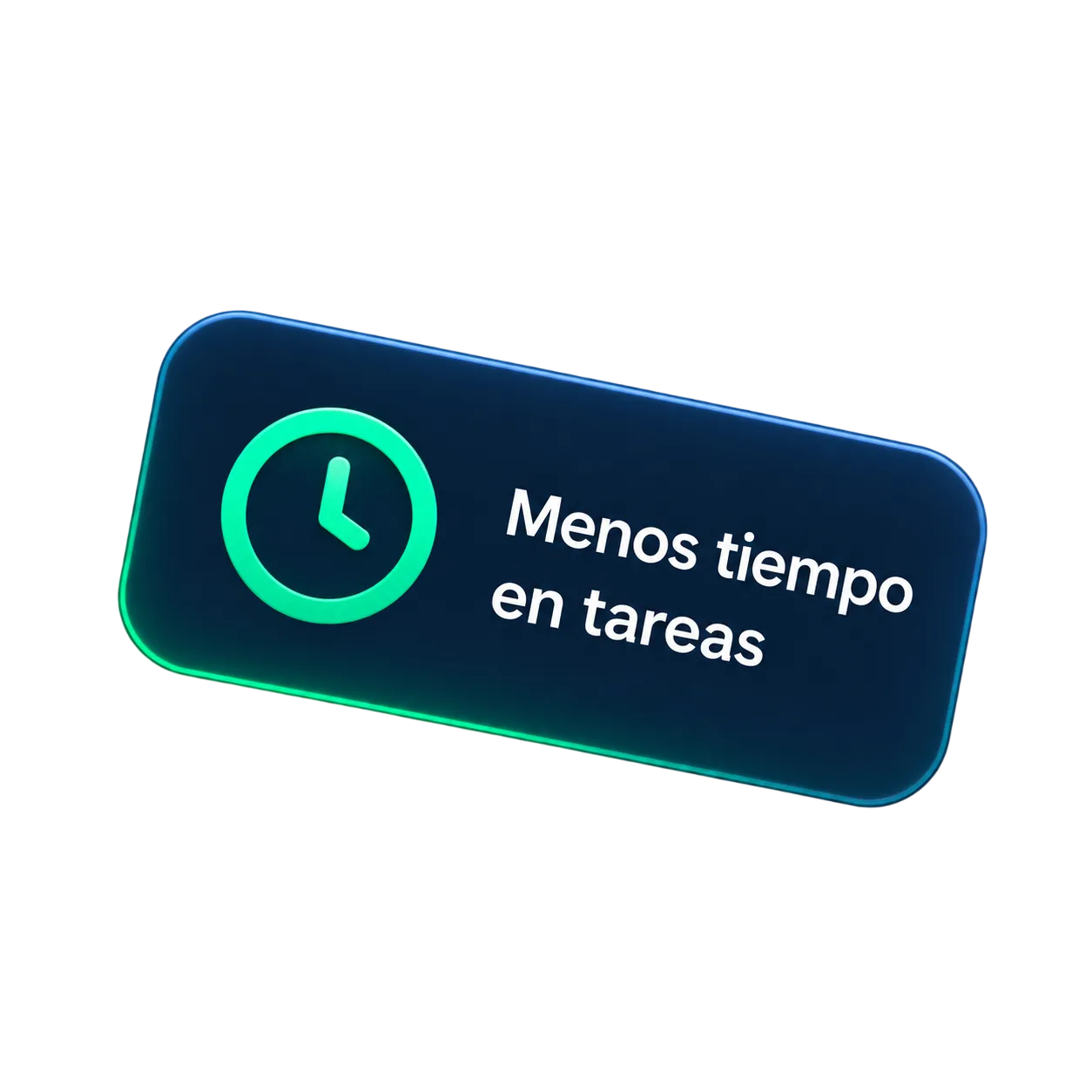 Menos tiempo en tareas