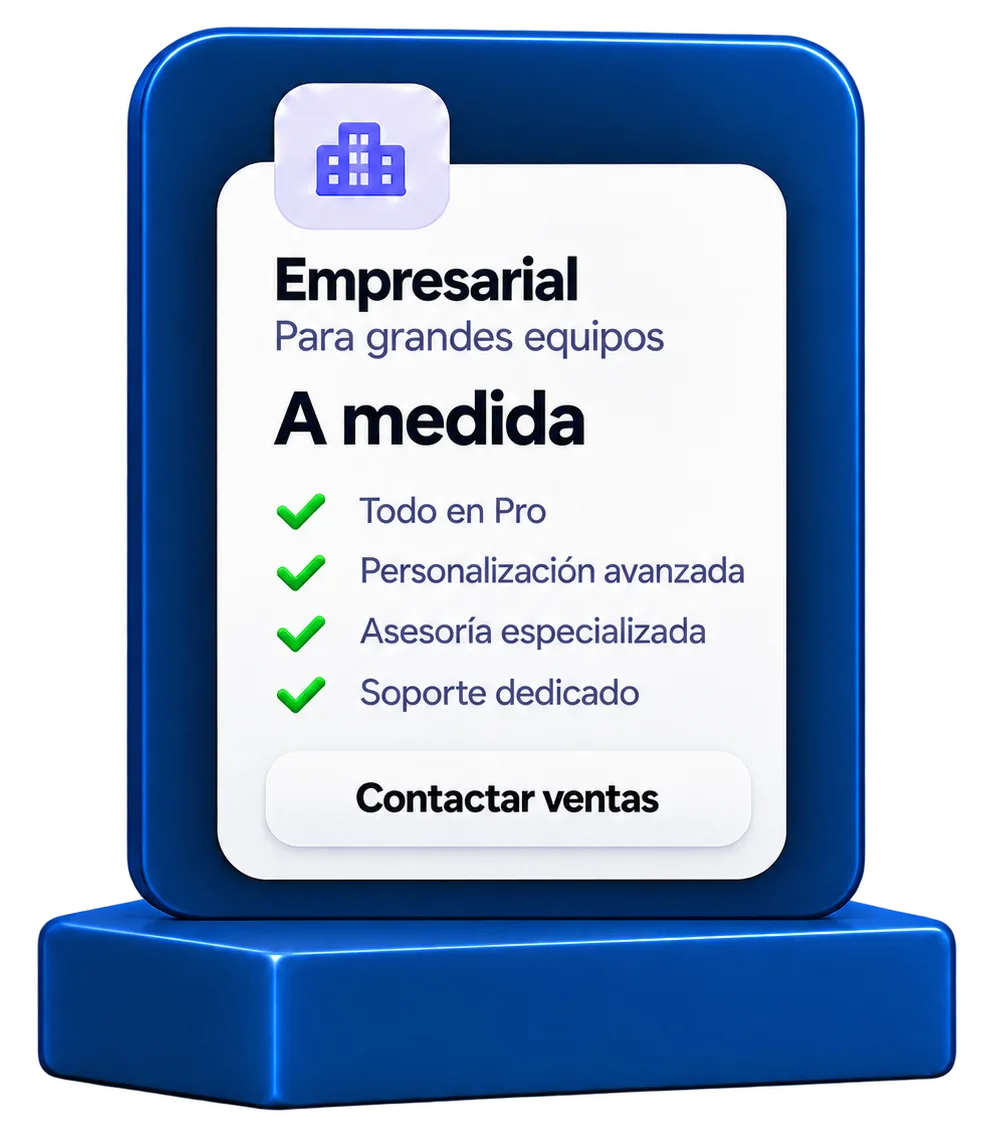 Plan Empresarial: a medida, para grandes equipos