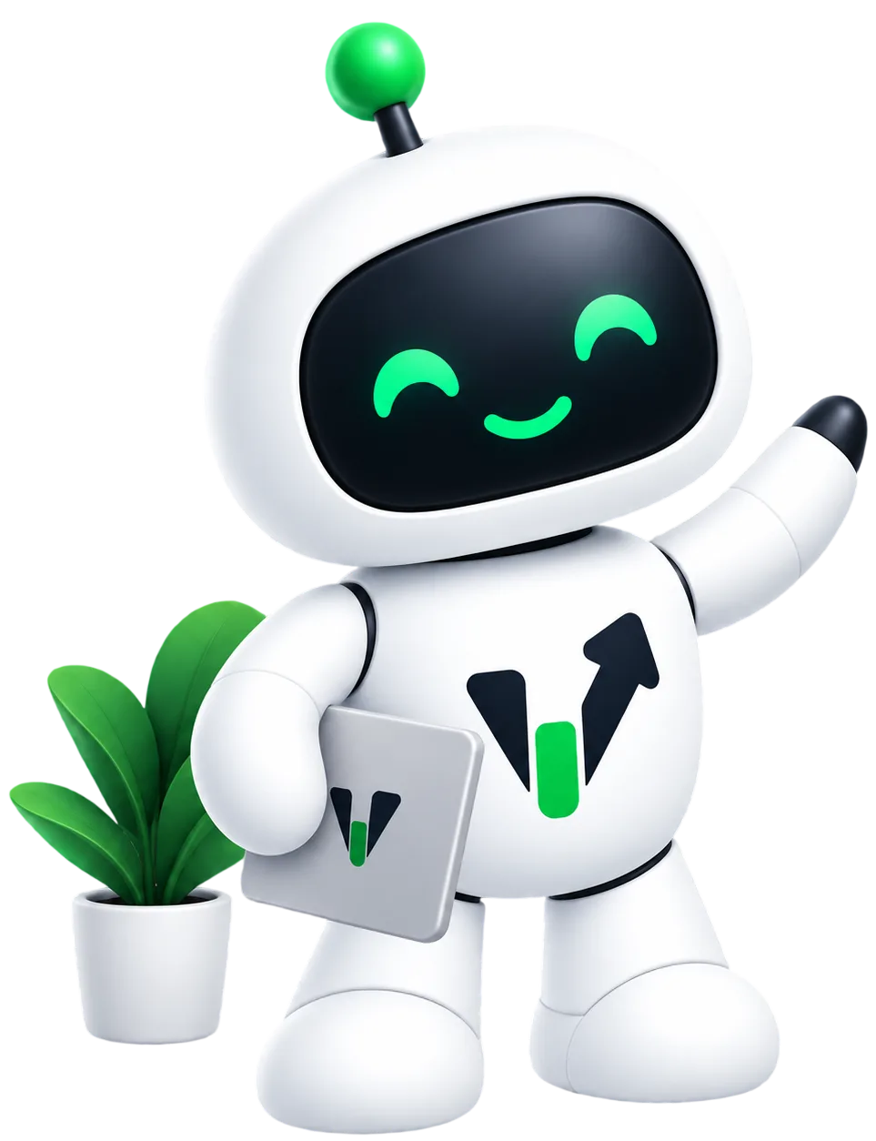 Robot de VenderIA gestionando conversaciones desde una tablet